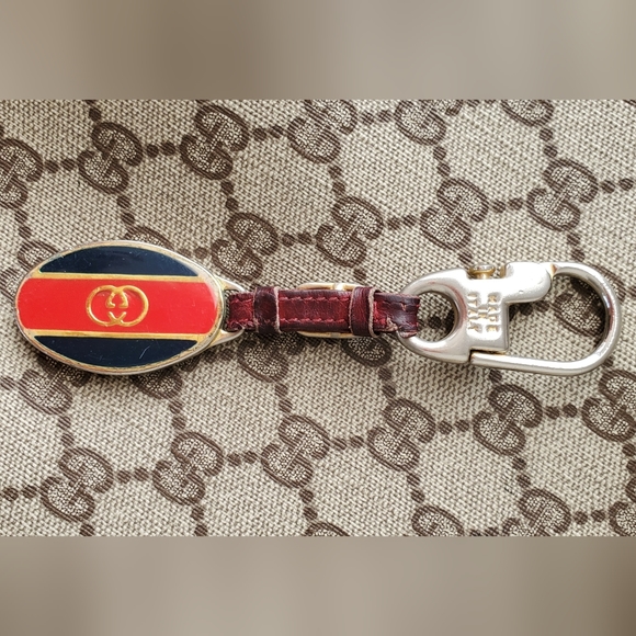 Gucci ❤ Red and Blue Keychain 💙 - Picture 3 of 5